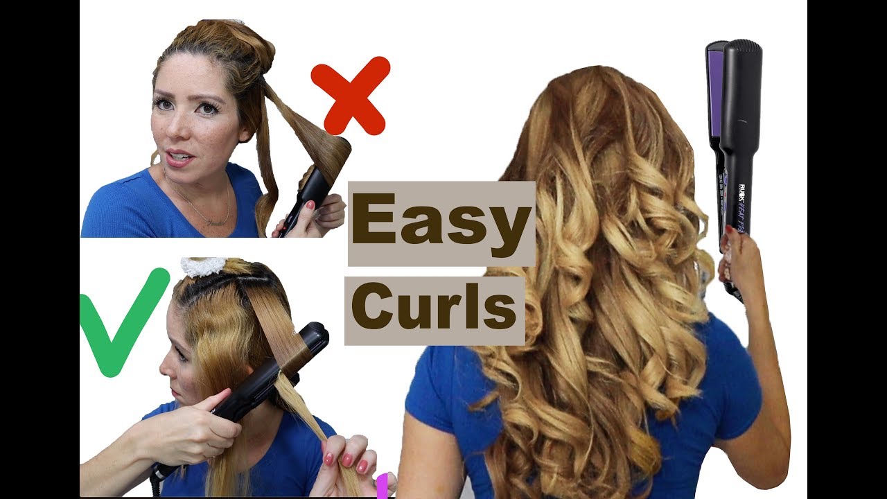 How to Curl Hair with a Straightener? related image