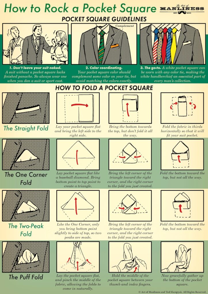 How to Fold Pocket Square? - How to Fold Pocket Square? - Styles Explained Simply
